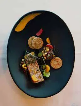 A plated dish by Chef Shane Chartrand (1 of 5)