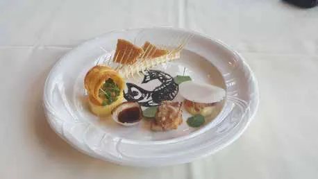A plated dish by Chef Shane Chartrand (2 of 5)